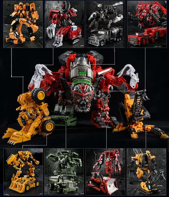 Трансформер Девастарор 8 в 1 Taiba Transformers Devastator 40 см n-12250 - изображение 6