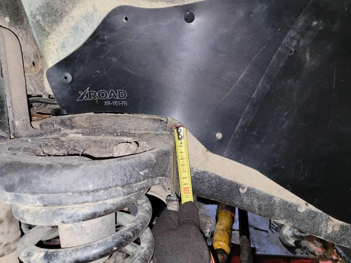 Пыльник XRoad брызговик, защита двигателя Nissan Patrol Y61 (1997-2010) 64836-VB000 64836-VC300 64836-VC200 передний правый - Фото 9 Пыльник XRoad брызговик, защита двигателя Nissan Patrol Y61 (1997-2010) 64836-VB000 64836-VC300 64836-VC200 передний правый - изображение 9