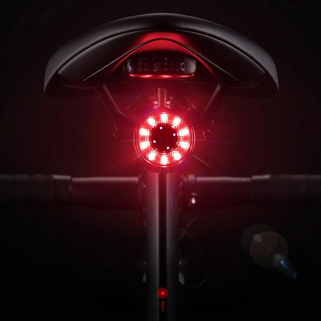 Велосипедний ліхтар задній Wozinsky LED USB-C WRBLB2 Чорний (5907769306655) - зображення 11