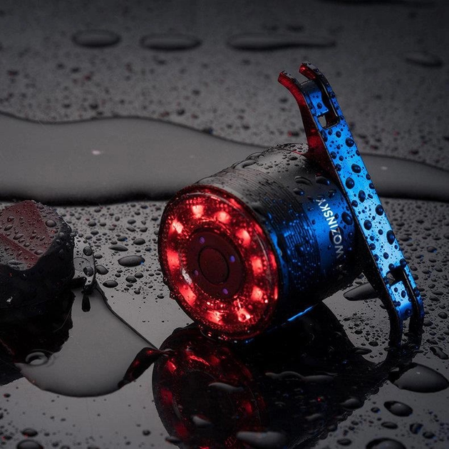 Велосипедний ліхтар задній Wozinsky LED USB-C WRBLB2 Чорний (5907769306655) - зображення 13