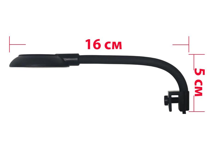 Гибкий светодиодный светильник для аквариума AQUA-TECH Flexible Full LED, 5W черный - изображение 5