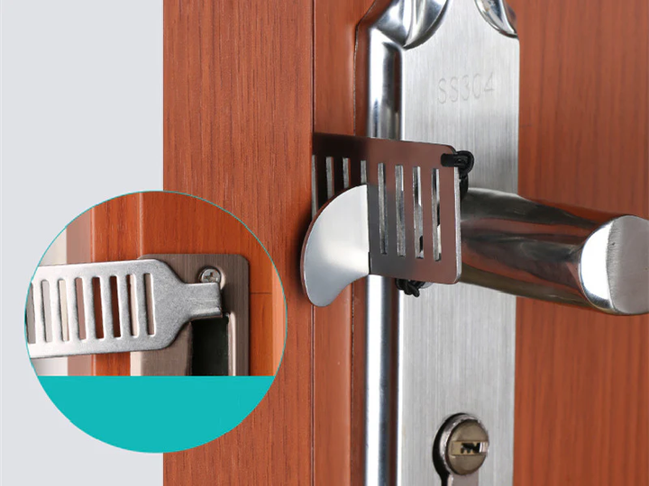 Портативний замок двері Door Lock Giz2 для студентів, подорожей, готелів, номери, гуртожитки, спальні. - зображення 9