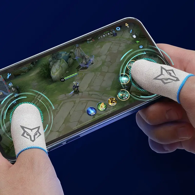 Игровые напальчники Sarafox v5 Glassfiber (стекловолокно) ультратонкие бесшовные для сенсорного экрана телефона планшета Android iOS PUBG Mobile Call Of Duty Warzone Standoff 2 - Фото 4 Игровые напальчники Sarafox v5 Glassfiber (стекловолокно) ультратонкие бесшовные для сенсорного экрана телефона планшета Android iOS PUBG Mobile Call Of Duty Warzone Standoff 2 - изображение 4