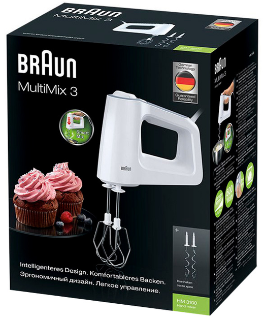 Міксер BRAUN HM 3100 White (8021098773227) - зображення 9