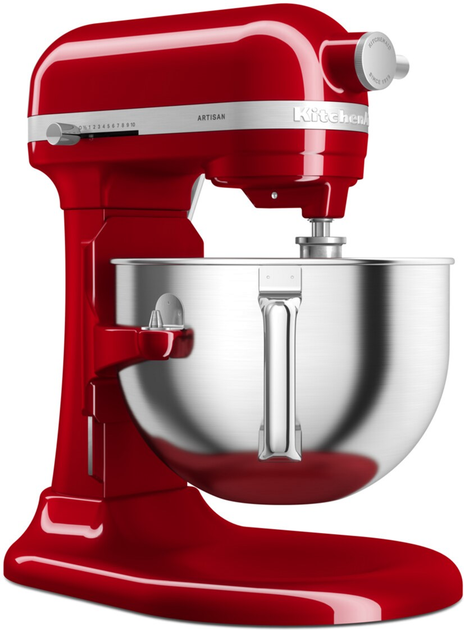 Maszyna kuchenna KitchenAid Artisan 5KSM60SPXEER 5.6 L z miską do podnoszenia Red (8003437630545) - obraz 2