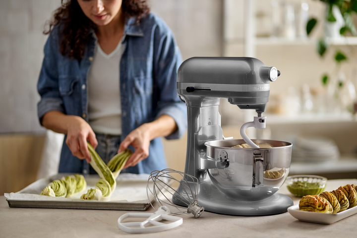 Maszyna kuchenna KitchenAid Heavy Duty 5.2 L 5KSM55SXXECU ze składanym blokiem Silver (5413184802042) - obraz 15