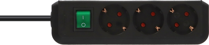 Przedłużacz Brennenstuhl Eco-Line 3 gniazda 3 m Black (1152300400) - obraz 3