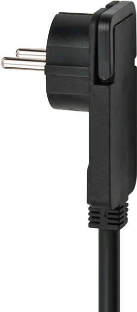 Przedłużacz Brennenstuhl H05VV z ultracienką wtyczką 3 m Black (1168980030) - obraz 3