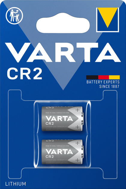 Bateria Varta CR 2 BLI 2 szt (6206301402) - obraz 1