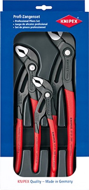 Набір сантехнічних ключів Knipex Cobra 00 20 09 V02 (4003773074793) - зображення 1