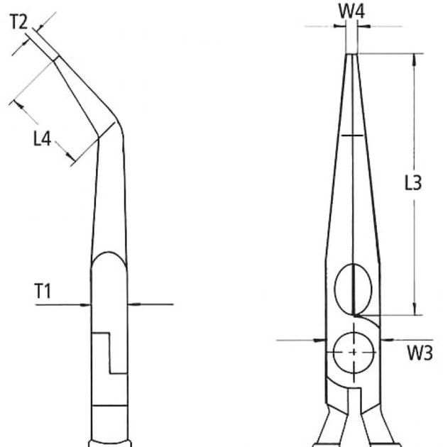 Szczypce Knipex z krawędziami tnącymi 160 mm (25 25 160) - obraz 4