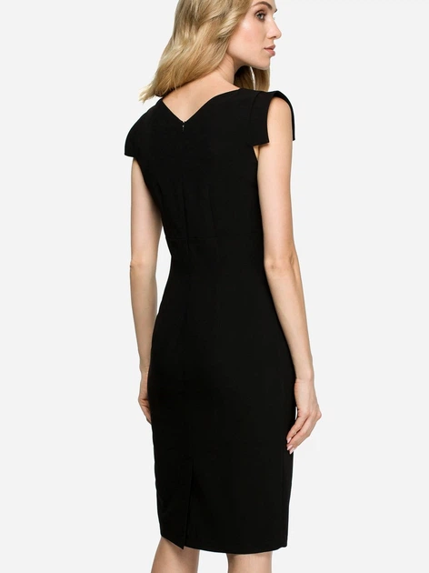 Sukienka ołówkowa damska elegancka Stylove S121 XL Czarna (5903068421792) - obraz 2