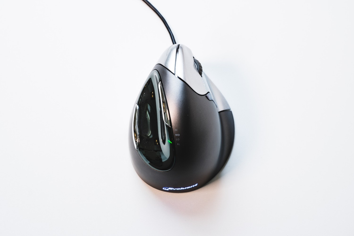 Mysz BakkerElkhuizen Evoluent 4 USB Black/Silver (BNEEVR4) - obraz 3