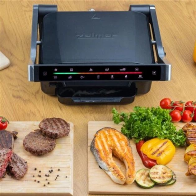 Гриль многофункциональный прижимной настольный Zelmer ZPR2600 - Фото 6 Гриль многофункциональный прижимной настольный Zelmer ZPR2600 - изображение 6