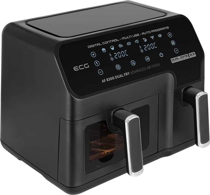 Мультипечь аэрогриль с двумя варочными камерами ECG AF 8300 Dual Fry - изображение 6