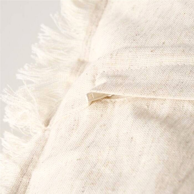 Бавовняна подушка Boltze Home Softly з ялинкою і китицями 50 x 50 см (4066076410200) - зображення 6