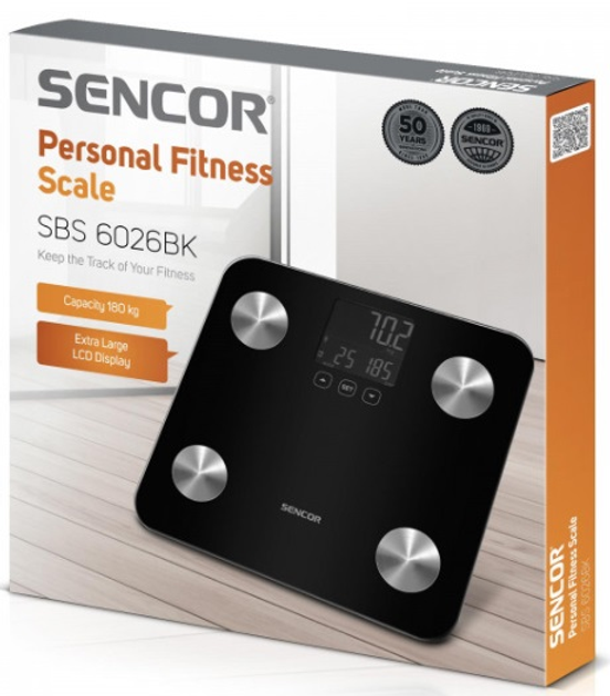 Ваги підлогові Sencor, 180 кг, AAAx3, скло, чорний (SBS6026BK) - изображение 8