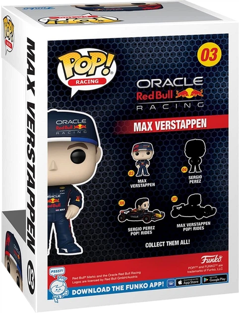 Фігурка Funko POP: Formula 1 - Max Verstappen (5908305245476