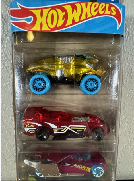 Набор базовые машинки Хот Вилс 5 шт Hot Wheels 5-Pack X-Raycers