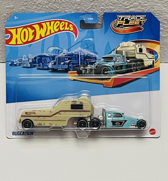 Машинка Хот Вілс Вантажівка трейлер Hot Wheels Track Fleet Bugcation (HMF98) - зображення 5
