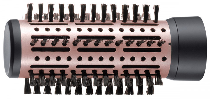 Фен-щітка Remington Curl & Straight Confidence, 800Вт, 2 режими, іоніз-я, оберт., хол. обдув,кейс, кераміка, сірий (AS8606) - изображение 6