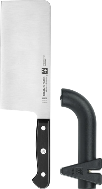 Zestaw Zwilling Gourmet Tasak Chiński 18 cm + ostrzałka (4009839377365)  - obraz 1