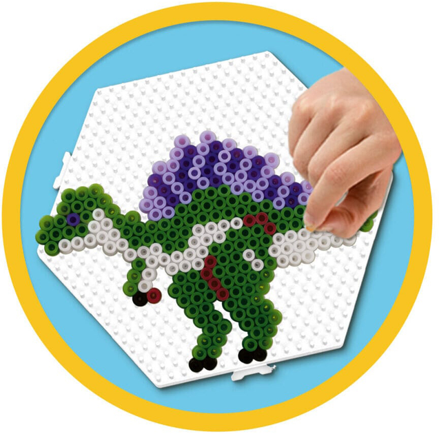 Mozaika SES Creative Beedz Art Świat dinozaurów 2100 elementów (8710341062026) - obraz 3