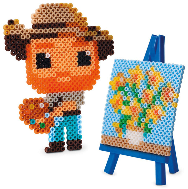 Mozaika SES Creative Beedz Art Mini artysta Vincent 1600 elementów (8710341060169) - obraz 4