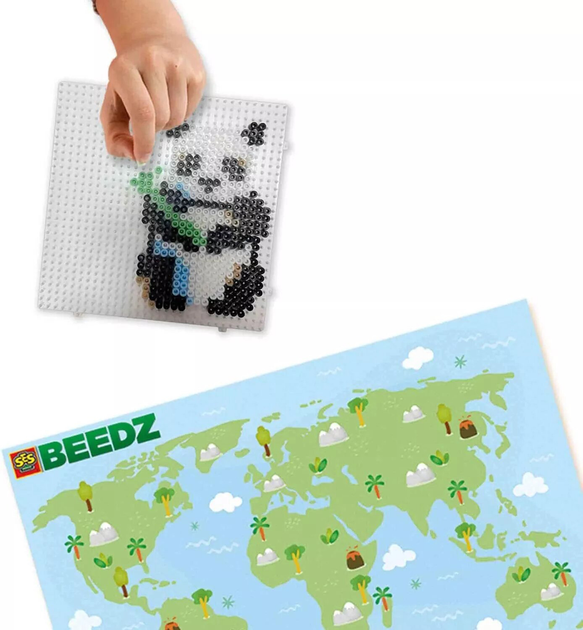 Mozaika SES Creative Beedz Art Świat zwierząt 3500 elementów (8710341062071) - obraz 3