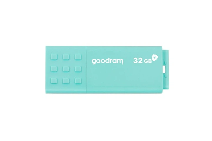 Флеш пам'ять 32GB Goodram UME3 Care Green (UME3-0320CRR11) - Фото 2 Флеш пам'ять 32GB Goodram UME3 Care Green (UME3-0320CRR11) - зображення 2