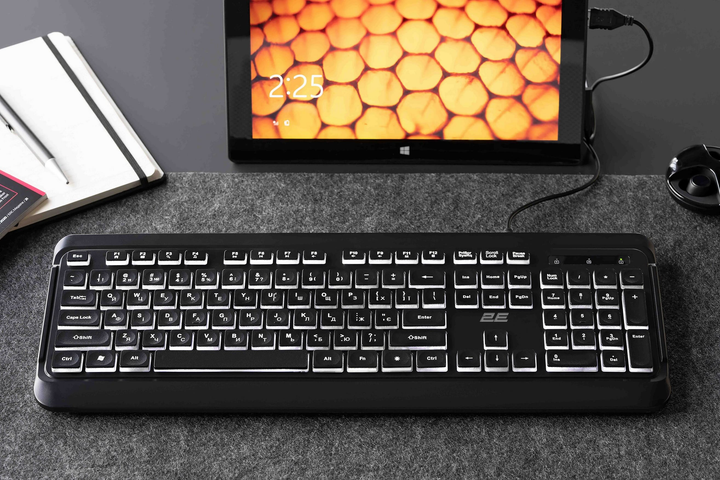 Клавіатура дротова 2E KS120 USB Black (2E-KS120UB_UA) - зображення 8