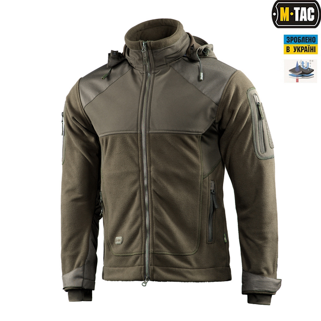 Куртка зимняя M-Tac Norman Windblock Fleece L Olive - изображение 1