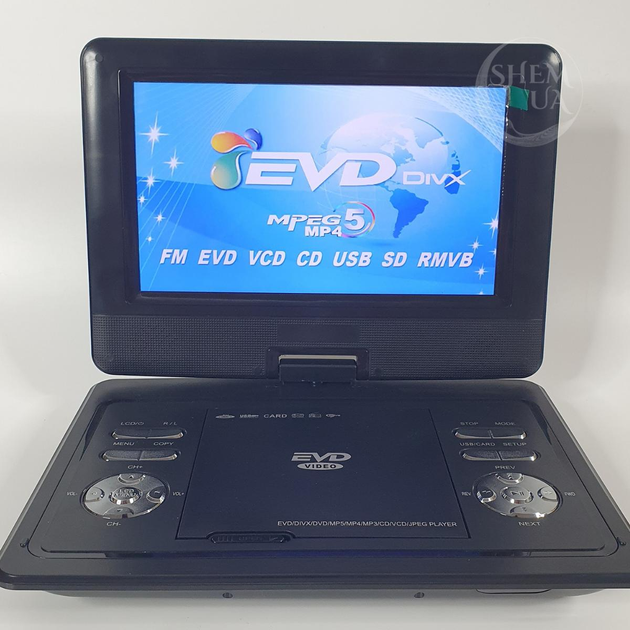 Портативный DVD плеер (Portable DVD) 13,8" с FM-тюнером, USB-портом и ...