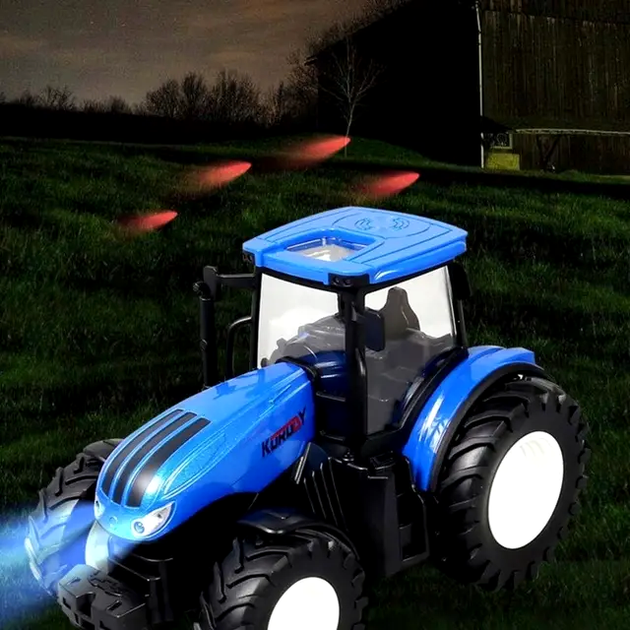 Трактор на радіокеруванні LEAN Toys з пресом 1:24 (5905323215498) - зображення 4