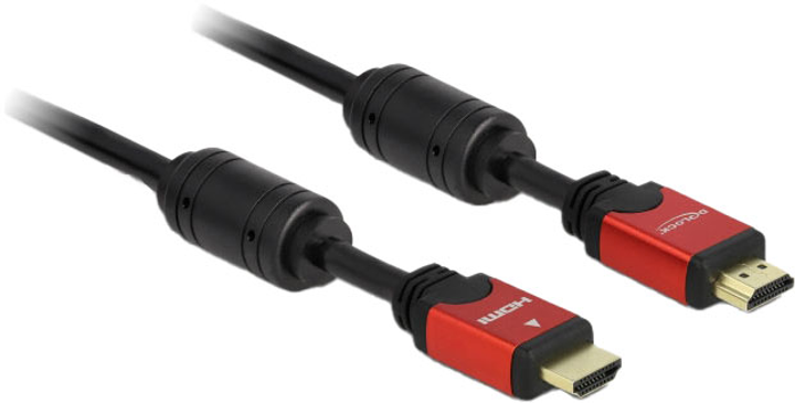 Kabel Delock HDMI-HDMI 4K 30 Hz 3 m Black (4043619843343) - obraz 1