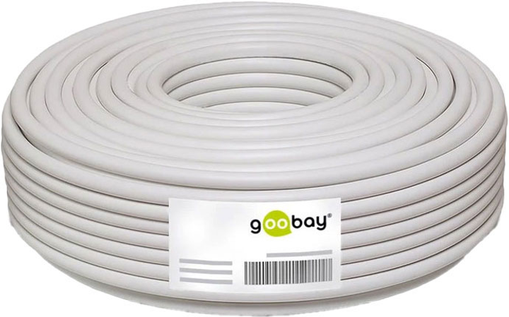 Kabel głośnikowy Goobay 2x 2.5 mm² White 10 m (4040849151170) - obraz 2