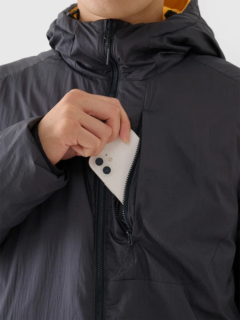 Куртка двостороння демісезонна з капюшоном чоловіча 4F Down Jacket M486 ...