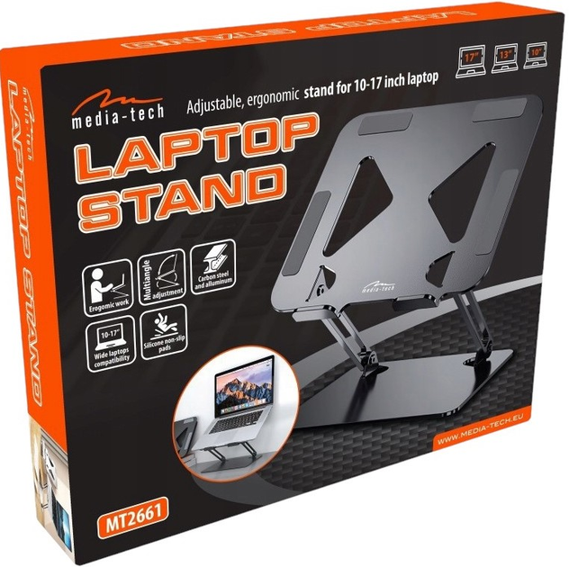 Podstawka pod laptopa Media-Tech MT2661 10 - 17" (5906453126616) - obraz 5