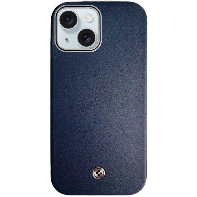 Чехол SGP PC+Leather with Magnetic Fit для Apple iPhone 15 (6.1") Blue - Фото 1 Чехол SGP PC+Leather with Magnetic Fit для Apple iPhone 15 (6.1") Blue - изображение 1