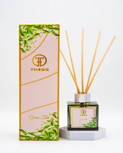 Аромадифузор TIMSS "GREEN TEA" 120 мл - Фото 1 Аромадифузор TIMSS "GREEN TEA" 120 мл - зображення 1