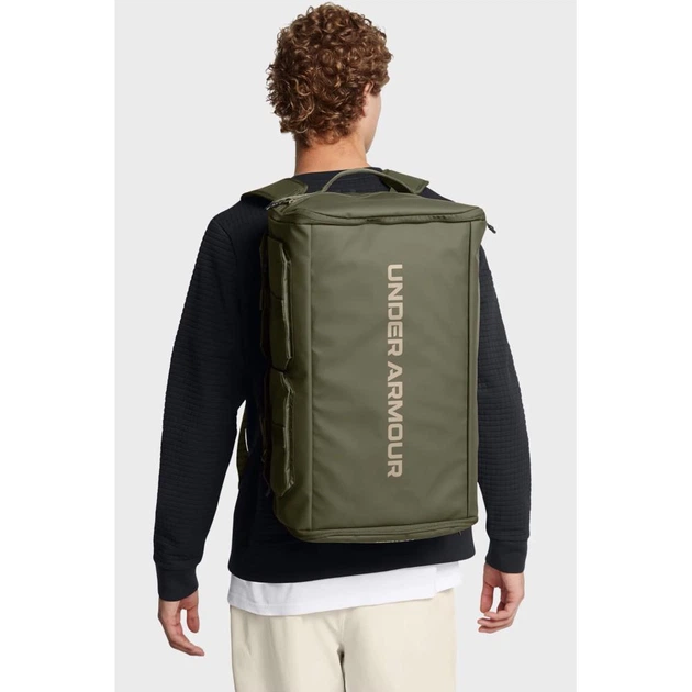 Сумка UA Triumph Backpack Duffle 48L темно-зеленый Уни 33x24x53 см 1384664-390 - изображение 3