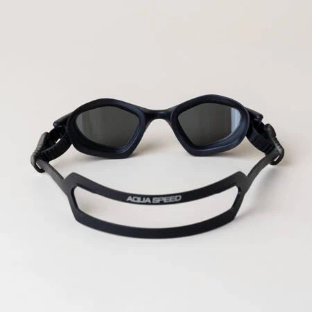Окуляри для плавання Aqua Speed ZENITH MIRROR 61442 темно-синій, чорний Уні OFSM 5905718614424 - зображення 3