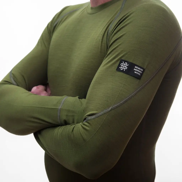 Термофутболка мужская Sensor Merino Active LS safari (SM11MA-safari-M) - изображение 6