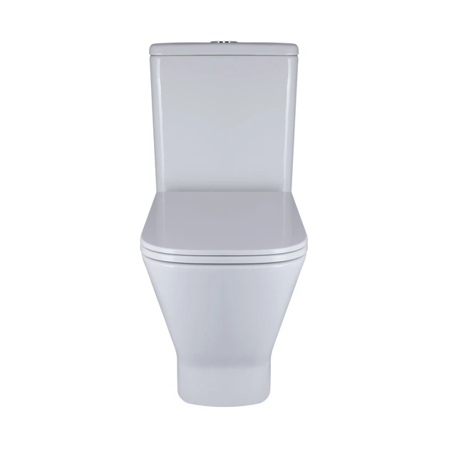 Унітаз-компакт Qtap Cardinal Ultra Quiet безободковий з сидінням Soft-close QT04222168AUQ3W - зображення 5