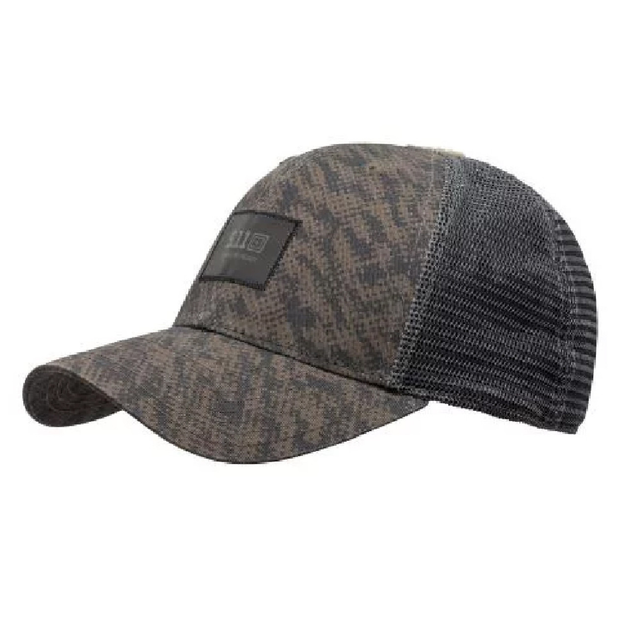 Тактична кепка 5.11 Tactical® Legacy Box Trucker Cap 6-панельна. Коричнева - зображення 1