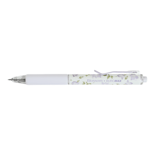 Ручка гелевая Buromax Blossom 0.5 мм с ароматизированным грипом Ирис Синяя (BM.8368-39) - изображение 2