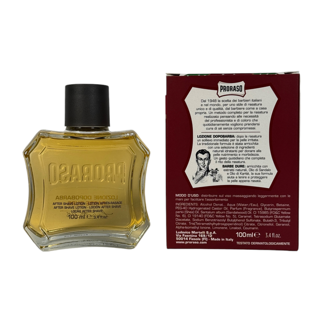 Лосьйон після гоління Proraso Lozione Dopo Barba Barbe Dure для жорсткої бороди, 100 мл - зображення 2