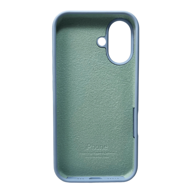 Защитный чехол-накладка Silicone Full Case AA Open Cam для Apple iPhone 16 Lilac (FullOpeAAi16-5) - изображение 2