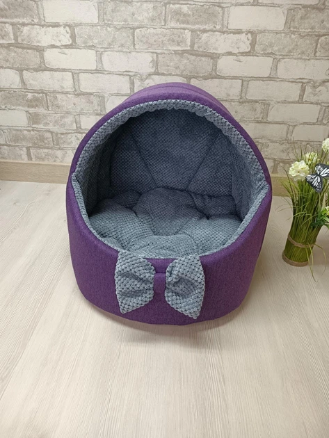 Будинок лежанка для котів та собак Animals_joy Кошик М 46*42 см(112) - изображение 3