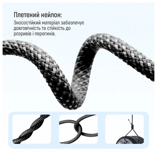 Кабель ColorWay USB Type-C - USB Type-C (M/M), 3.0 А, 2 м, Black (CW-CBPDCC068-BK) - зображення 5